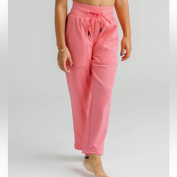 ZYIA Pink Joggers with Drawstring - Picture 2 of 4